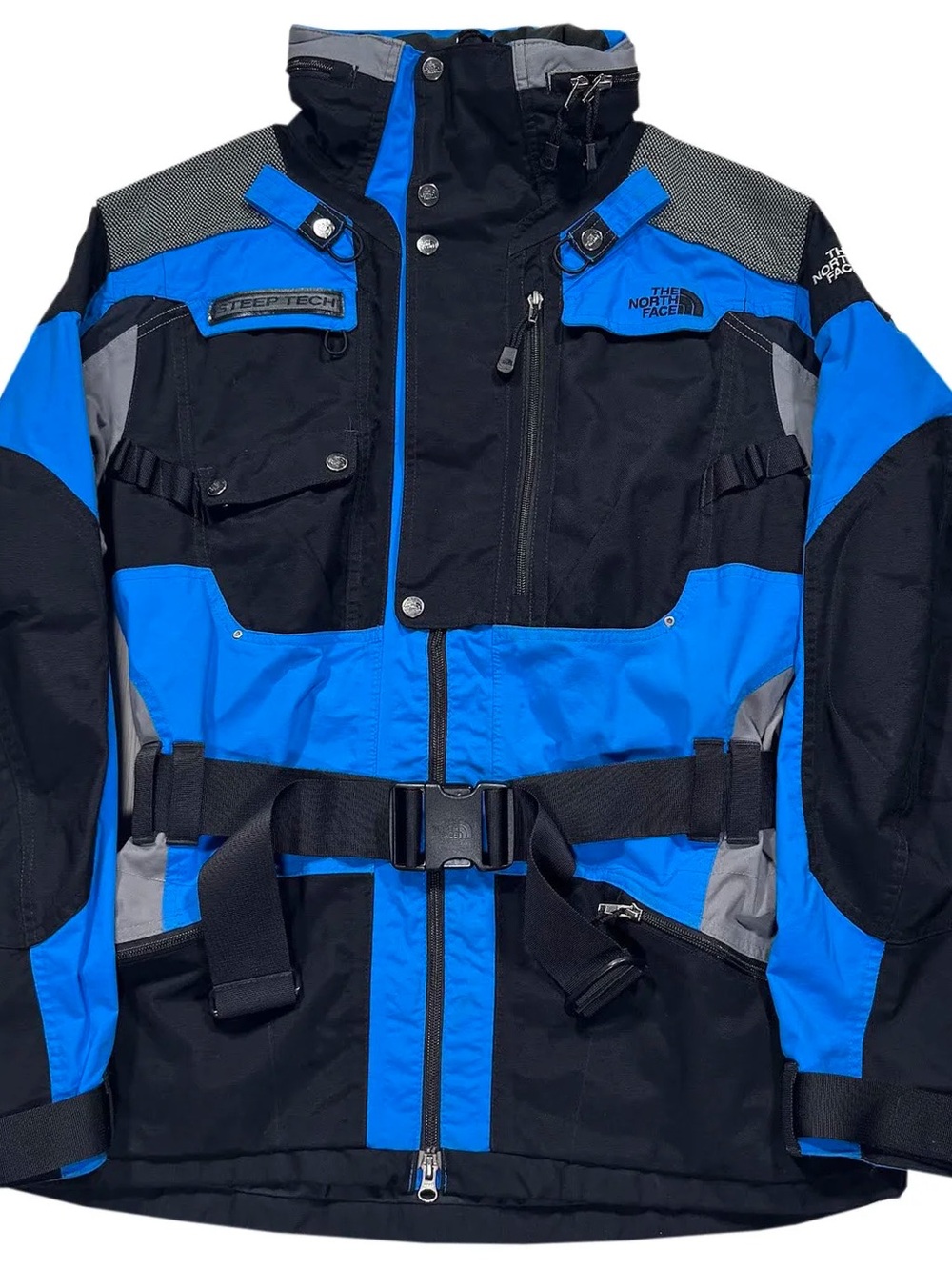 The North Face Steep Tech Light Blue / Black Jacket (Size M)